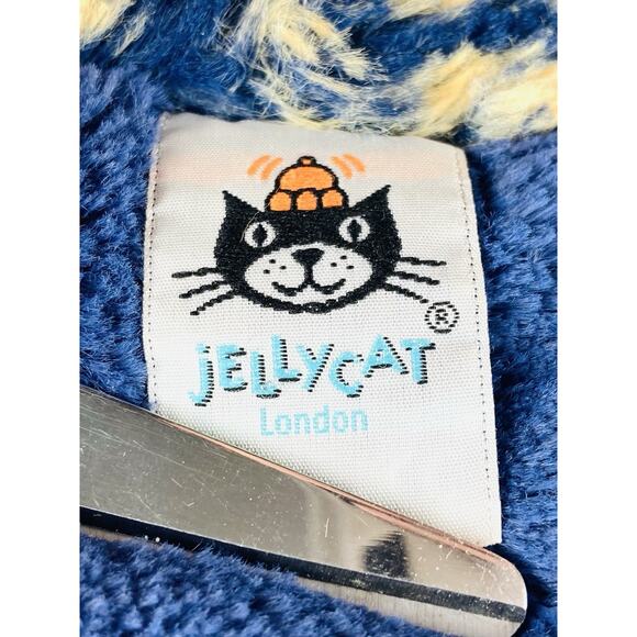 Jelly Cat Blue and Gold Tootle Tortoise Turtle London Retired Used Soft Large Le - Picture 5 of 13